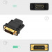 Ugreen DVI Male To HDMI Female Adapter FullHD - адаптер за свързване на DVI устройства към устройства с HDMI (черен) 4