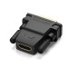 Ugreen DVI Male To HDMI Female Adapter FullHD - адаптер за свързване на DVI устройства към устройства с HDMI (черен) 3