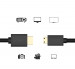 Ugreen miniHDMI 3D Ethernet ARC 1 Cable - miniHDMI към HDMI кабел за мобилни устройства (150 см) (черен) 4