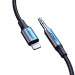 Ugreen MFi Audio Cable With Lightning Connector - качествен аудио кабел от Lightning към 3.5 мм. аудио жак (100см) (черен)  2