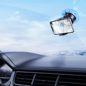 Joyroom Mechanical Car Mount for Dashboard - универсална поставка за таблото на кола за смартфони (черен)  12