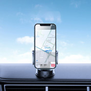 Joyroom Mechanical Car Mount for Dashboard - универсална поставка за таблото на кола за смартфони (черен)  9