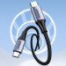 Ugreen USB-C to USB-C Cable 240W - кабел с бързо зареждане за устройства с USB-C порт (200 см) (черен)  2