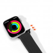 Dux Ducis Strap Mixture II Version - текстилна каишка за Apple Watch 42мм, 44мм, 45мм, Ultra 49мм (черен)  2