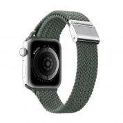 Dux Ducis Strap Mixture II Version strap for Apple Watch 42mm, 44mm, 45mm, Ultra 49mm (braided bracelet olive green) 1