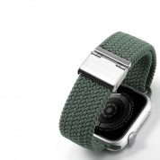 Dux Ducis Strap Mixture II Version strap for Apple Watch 42mm, 44mm, 45mm, Ultra 49mm (braided bracelet olive green) 3