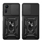 Tech-Protect CamShield Pro Hard Case - хибриден удароустойчив кейс с пръстен против изпускане за Xiaomi Redmi Note 12s (черен) 1