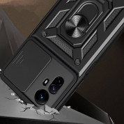 Tech-Protect CamShield Pro Hard Case - хибриден удароустойчив кейс с пръстен против изпускане за Xiaomi Redmi Note 12s (черен) 2