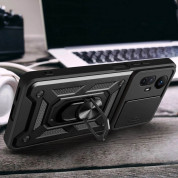 Tech-Protect CamShield Pro Hard Case - хибриден удароустойчив кейс с пръстен против изпускане за Xiaomi Redmi Note 12s (черен) 5