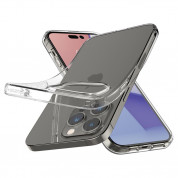 Spigen Crystal Flex Case - тънък качествен силиконов (TPU) калъф за iPhone 14 Pro (прозрачен)  6