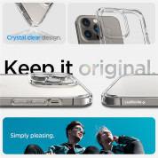 Spigen Crystal Hybrid Case - хибриден кейс с висока степен на защита за iPhone 14 Pro (прозрачен) 8