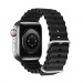 Dux Ducis Silicone Bracelet Strap (OceanWave Version) - силиконова каишка за Apple Watch 42мм, 44мм, 45мм, Ultra 49мм (черен) 2