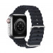 Dux Ducis Silicone Bracelet Strap (OceanWave Version) - силиконова каишка за Apple Watch 42мм, 44мм, 45мм, Ultra 49мм (тъмносив) 2