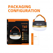 Superfire T60-A Camping Outdoor Lamp 2.5W - LED лампа за къмпинг, море или планина (черен) 4