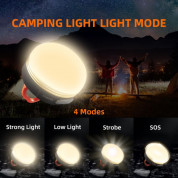 Superfire T60-A Camping Outdoor Lamp 2.5W - LED лампа за къмпинг, море или планина (черен) 1