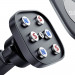 Dudao F6Max Magnetic Car Mount - магнитна поставка за таблото на кола за смартфони (черен) 2