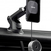 Dudao F6Max Magnetic Car Mount - магнитна поставка за таблото на кола за смартфони (черен) 7