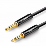 Ugreen AV112 Aux Audio Cable - качествен 3.5 мм. аудио кабел (100 см) (черен)