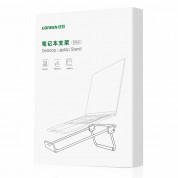 Ugreen Adjustable Laptop Stand for Laptops - сгъваема стоманена поставка за MacBook и лаптопи до 17 инча (сребрист) 10