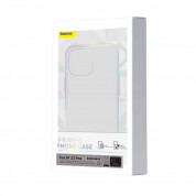 Baseus Crystal Magnetic Case Set (ARSJ010702) - поликарбонатов кейс с MagSafe и стъклено защитно покритие за дисплея за iPhone 13 Pro (прозрачен) 7