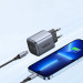 Ugreen Fast Charger GaN 45W - захранване за ел. мрежа смартфони и таблети с 2xUSB-C изхода и с технология за бързо зареждане (черен) 3