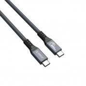 Orico Thunderbolt 4 Cable - USB-C към USB-C кабел с Thunderbolt 4 (80 см) (тъмносив) 