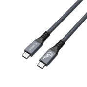 Orico Thunderbolt 4 Cable - USB-C към USB-C кабел с Thunderbolt 4 (80 см) (тъмносив)  1
