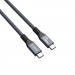 Orico Thunderbolt 4 Cable - USB-C към USB-C кабел с Thunderbolt 4 (200 см) (тъмносив)  1