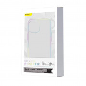 Baseus Crystal Magnetic Case Set (ARSJ011002) - поликарбонатов кейс с MagSafe и стъклено защитно покритие за дисплея за iPhone 14 Pro (прозрачен) 7