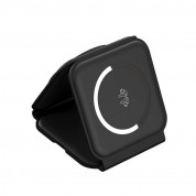 Choetech 3-in-1 MagSafe Wireless Charger 15W - тройна поставка (пад) за безжично зареждане на iPhone с Magsafe, Apple Watch и Qi съвместими устройства (черен) 1