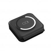 Choetech 3-in-1 MagSafe Wireless Charger 15W - тройна поставка (пад) за безжично зареждане на iPhone с Magsafe, Apple Watch и Qi съвместими устройства (черен) 2