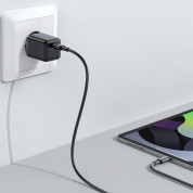 Joyroom Mini Fast Charger PD 25W with USB-C Cable  (black) 3