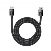 Baseus High Definition DisplayPort to DisplayPort Cable 8K - кабел DisplayPort към DisplayPort с поддръжка на 8K (200 см) (черен)