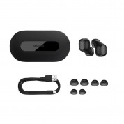Baseus Bowie EZ10 TWS In-Ear Bluetooth Earbuds (A00054300116-Z1) - безжични слушалки със зареждащ кейс (черен) 5