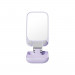 Baseus Seashell Folding Stand With Mirror (B10551501511-00) - универсална сгъваема поставка с вградено огледало за бюро и плоскости за мобилни устройства и таблети (лилав) 3