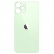 OEM iPhone 12 mini Backcover Glass - резервен заден стъклен капак за iPhone 12 mini (зелен)
