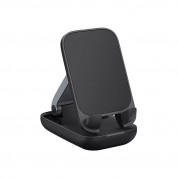 Baseus Seashell Universal Folding Stand (B10551500111-00) - универсална сгъваема поставка за бюро и плоскости за мобилни устройства и таблети (черен)