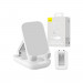Baseus Seashell Universal Folding Stand (B10551500111-00) - универсална сгъваема поставка за бюро и плоскости за мобилни устройства и таблети (бял) 6