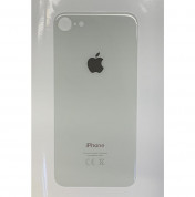 OEM iPhone Backcover Glass - резервен заден стъклен капак за iPhone 8 (сребрист)