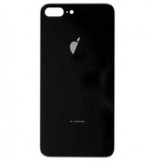 OEM iPhone Backcover Glass - резервен заден стъклен капак за iPhone 8 Plus (черен)