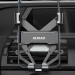 Dudao F11 Pro Silent Gravity Car Vent Mount - поставка за радиатора на кола за смартфони с дисплеи до 6.6 инча (черна) 8