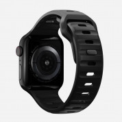 Tech-Protect Iconband Line Silicone Sport Band - силиконова каишка за Apple Watch 42мм, 44мм, 45мм, Ultra 49мм (черен) 1