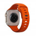 Tech-Protect Iconband Line Silicone Sport Band - силиконова каишка за Apple Watch 42мм, 44мм, 45мм, Ultra 49мм (оранжев) 2