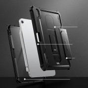 Tech-Protect Kevlar Pro Case - кейс с изключителна защита и поставка за Apple iPad 10 (2022) (черен) 2