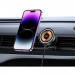Tech-Protect MagMat MagSafe Vent Car Mount 15W - поставка за радиаторa на кола с безжично зареждане за iPhone с Magsafe (черен) 8