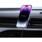 Tech-Protect MagMat MagSafe Vent Car Mount 15W - поставка за радиаторa на кола с безжично зареждане за iPhone с Magsafe (черен) 6