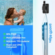 Spigen Aqua Shield A601 Universal Waterproof Case IPX8 - универсален водоустойчив калъф за смартфони до 7 инча (светлозелен) 2