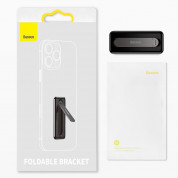 Baseus Universal Foldable Bracket Stand - универсална сгъваема, залепяща се поставка за смартфони (черен) 13