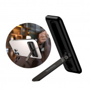 Baseus Universal Foldable Bracket Stand - универсална сгъваема, залепяща се поставка за смартфони (черен)