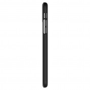 Spigen Thin Fit Case - качествен тънък матиран кейс за iPhone 11 (черен) 5